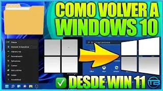 Como VOLVER de WINDOWS 11 a WINDOWS 10 - Tutorial bien explicado y Paso a Paso.