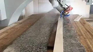 Sezer Mermer”de 45 dereceli yarı çap kesme😊😊SDM 403 PLC