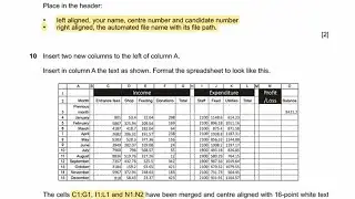 IGCSE ICT (0417)  Paper 3 – Spreadsheets | Live Past-Paper session