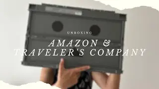 Amazon & Traveler's Company Unboxing | boots & berry