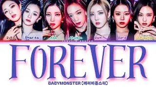 BABY MONSTER - FOREVER (Colour Coded Lyrics Terjemahan Han/Rom/Ina)