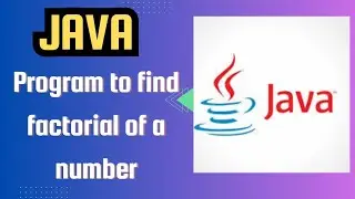 #java program to find factorial of a given number|| Java tutorial #youtube #javatutorial