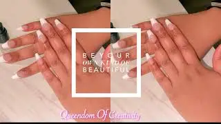 EASIEST DIY MANICURE KISS Salon Acrylic French