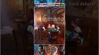 Gale's funny romance banter with Astarion in Baldur's Gate 3