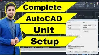 Complete unit setup in AutoCAD | step by step autocad setup | civil engineering | sulimankhanacademy