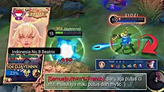 Yakin Counter Beatrix pake Claude⁉️ Rotation & Position Top Global Beatrix - Mobile Legends