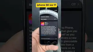 iPhone SE with iOS 17
