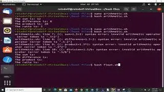 Scientific Computing Lesson 8 (Arithmetic Operations in Bash)