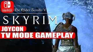 SKYRiM Nintendo Switch | Motion Control Gameplay | TV Mode | GAMESCOM 2017