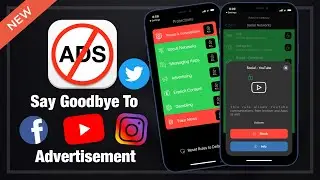 NEW Remove All Advertisement For YouTube, Facebook, Instagram, Twitter, No Ads All App Game iOS 15