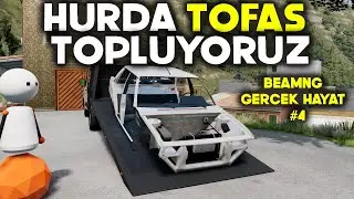 YAHYA'NIN DEDESİNDEN MİRAS HURDA TOFAŞ TOPLUYORUZ! BeamNG.drive Gerçek Hayat Bölüm #4