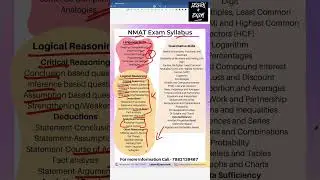 NMAT Exam Syllabus Breakdown: Ace Your Prep!  #mbaentrance #mba #nmat2024 #nmatexam #nmat