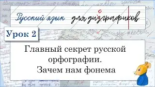 Главный секрет русской орфографии. Зачем нам фонема