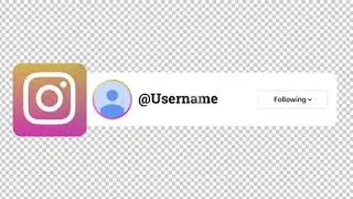 Instagram follow animated banner