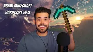 ASMR GAMING | COZY MINECRAFT HARDCORE GAMEPLAY ( Part 2 )