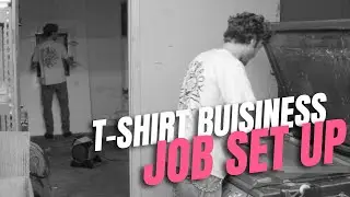 T-Shirt Business. 6 color print set up and sample