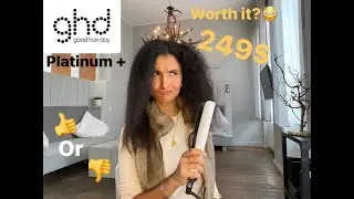 GHD PLATINUM PLUS | ON CURLY HAIR  | HONEST & NON-SPONSORED VIDEO