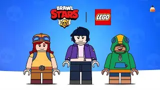 How To Draw Lego Brawl Stars | Jessie | Bibi | Leon #LEGO #brawlstars