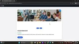 Event management system project using PHP MySQL 
