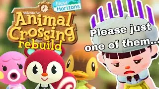 Part 2 of rebuilding my Animal Crossing island! (villager hunt) #acnh