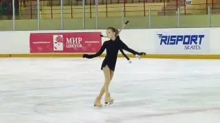 Анна Щербакова, ПП на тренировке, Первенство России (мл. возраст) 2017