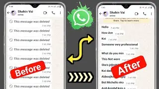 How To Recover Deleted Messages On WhatsApp (2024) | WhatsApp Deleted Messages Recovery