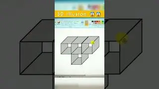 #paint #drawing #mspaint #illusion #viral #draw #shoerts #3d