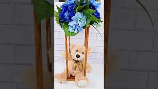 Centro de mesa para Babyshower /diy centerpiece idea #diy #diy #decora #decoracion #flowers #mesa
