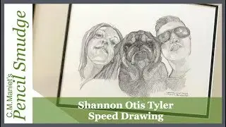Speed Drawing PencilSmudge by C.M.Maniet