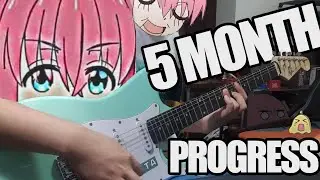 Guitar Progress #1 | Bocchi/Kita solo Constellation (5 months)