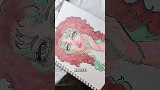 I might have ruined the coloring honestly #art #artist #coloring