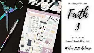 Faith 3 | Sticker Book Flip-Thru | Winter 2020 Release | The Happy Planner