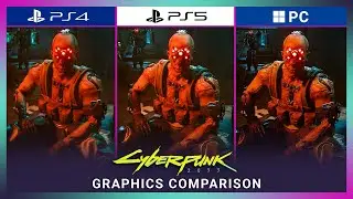 Cyberpunk 2077 PS4 vs PS5 vs PC | Graphics Comparison