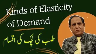 Kinds Types of Elasticity of Demand | zeatutor | Economics in Urdu/Hindi