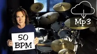 50 or 100 bpm Drummer Beat & Loop (mp3 download)