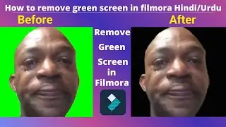 How To Remove Green Screen in Filmora | How to remove Croma in Filmora 9