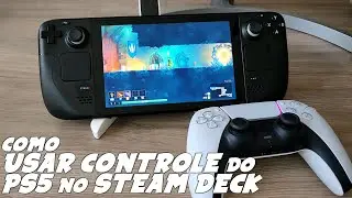 Como USAR o CONTROLE do PLAYSTATION 5 [PS5] no STEAM DECK