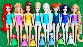 Cute Miniatures Disney Princess Frozen ELSA & Annall! elsa satisfying unboxing | ASMR Review Toys