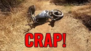 My latest ebike crash!! ⚠️