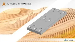 ArtCam простая деталь по чертежу для CNC3018