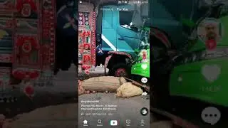 Tiktok video bus vs truck accident on tiktok app