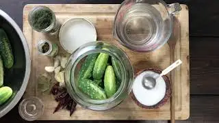 Israeli Pickles - How to Make Lacto Fermented Cucumbers... This is so easy!