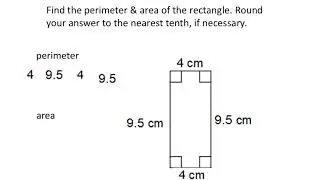 Perimeter and Area of Rectangles (7th Grade Math Unit 10 Lesson 4)
