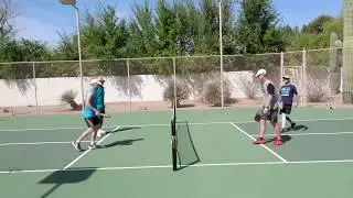Mark & Pat v Jayson & Val Pickleball  04 03 2019