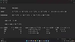 Converting Binary to Decimal by Recursion