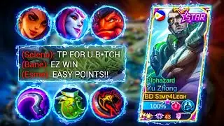 YU ZHONG ONE HIT BUILD | TOP GLOBAL YU ZHONG | BEST BUILD AND EMBLEM | MOBILE LEGENDS