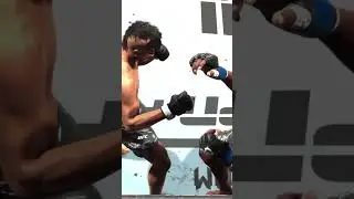 Jeka Saragih strike exchange with Jon Jones