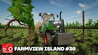 WORKING IN THE VINEYARD!! Farmview Island FS22 Timelapse Farming Simulator 22 Ep 36