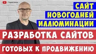 Разработка и продвижение сайта новогодней иллюминации