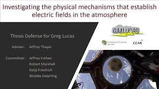 Greg Lucas' PhD Thesis Defense